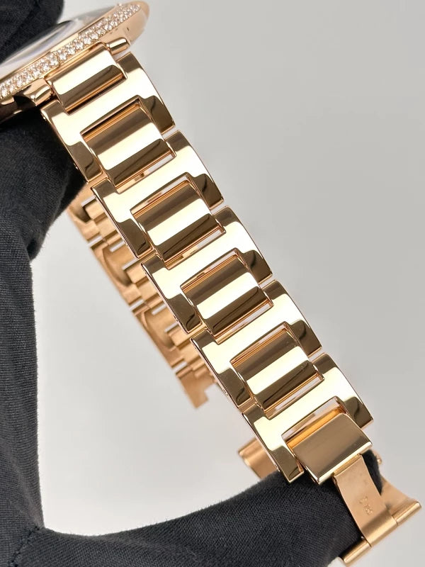 Cartier Ballon Bleu 42 mm 18K Rose Gold & Diamonds Lady's Watch