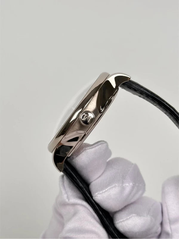 H.Moser & Cie Dual Time Venturer Tourbillon 18K White Gold Men's Watch