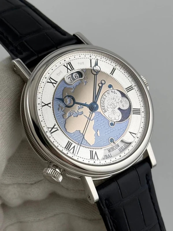 Breguet Classique Hora Mundi Europe Platinum Men's Watch