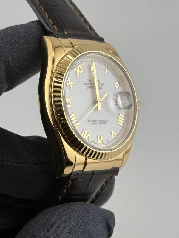 Rolex Datejust 36 Yellow Gold Men's Watch 116138
