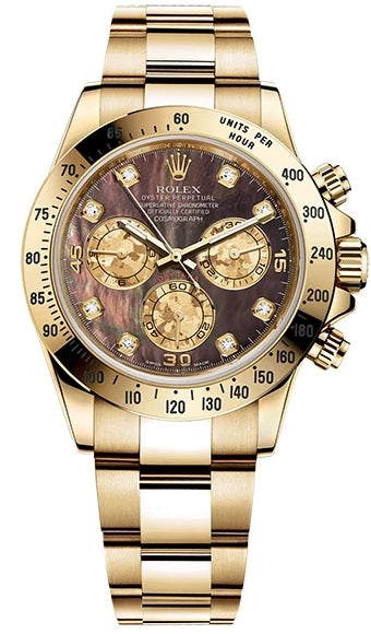 Rolex Cosmograph Daytona 18K Yellow Gold Men's Watch