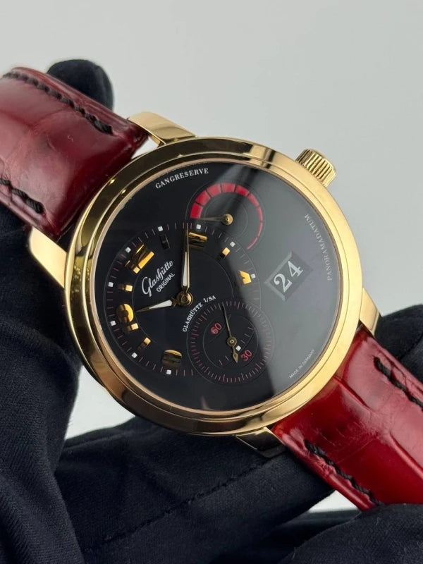 Glashutte Original PanoMaticReserve XL 18K Rose Gold Men's Watch