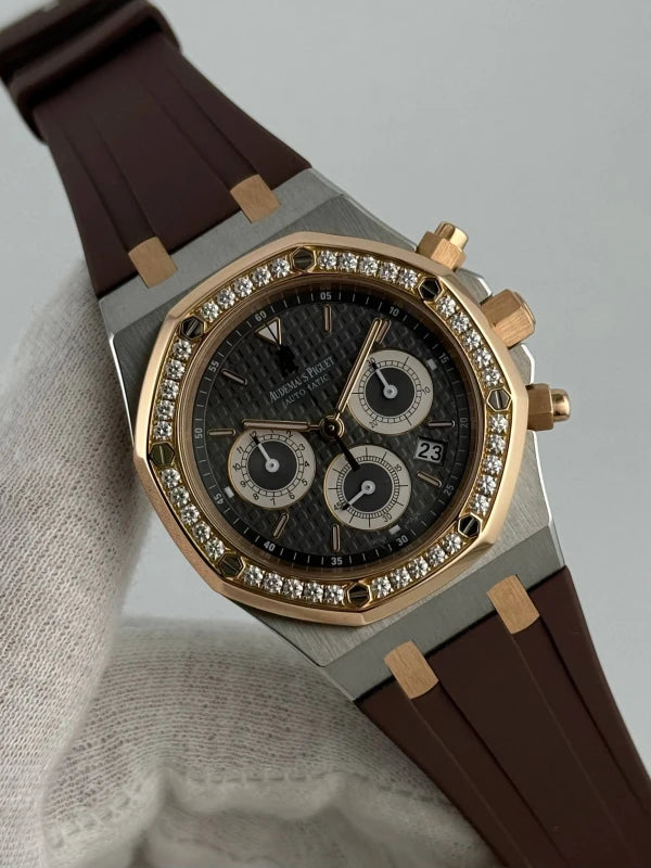 Audemars Piguet Royal Oak Chronograph Bucherer 125th Anniversary Stainless Steel & 18k Rose Gold Men's Watch 26313SR.ZZ.D005CR.01