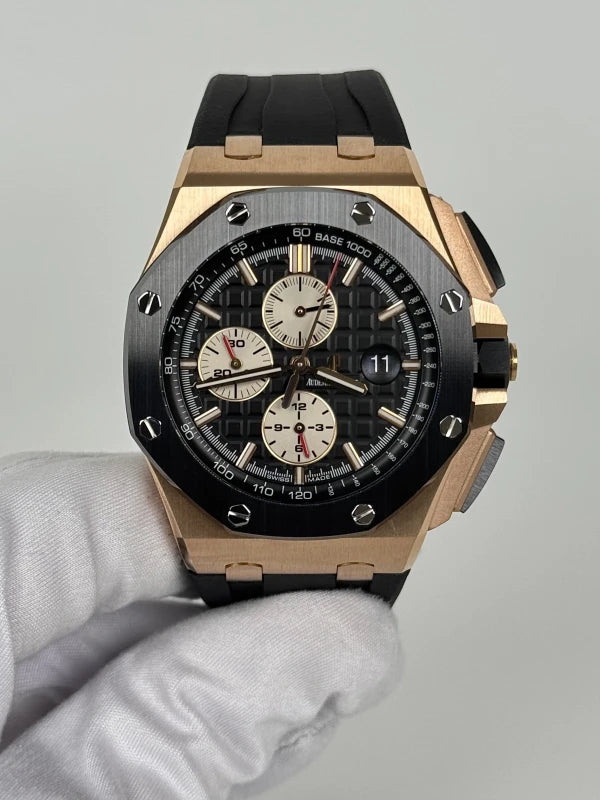 Audemars Piguet Royal Oak Offshore Chronograph 18K Rose Gold Men's Watch