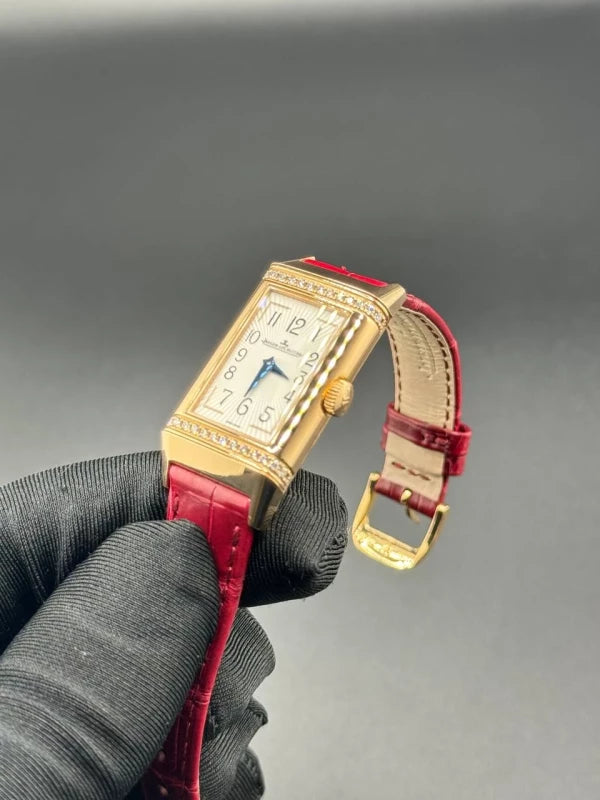 Jaeger-Lecoultre Reverso One Duetto 18K Rose Gold & Diamonds Lady's Watch