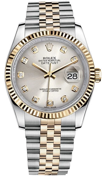 Rolex Datejust 36mm Stainless Steel & 18k Yellow Gold Men's Watch
