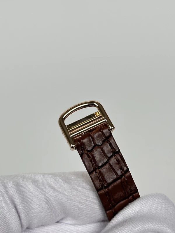 Cartier Tonneau 18K Rose Gold & Diamonds Lady's Watch