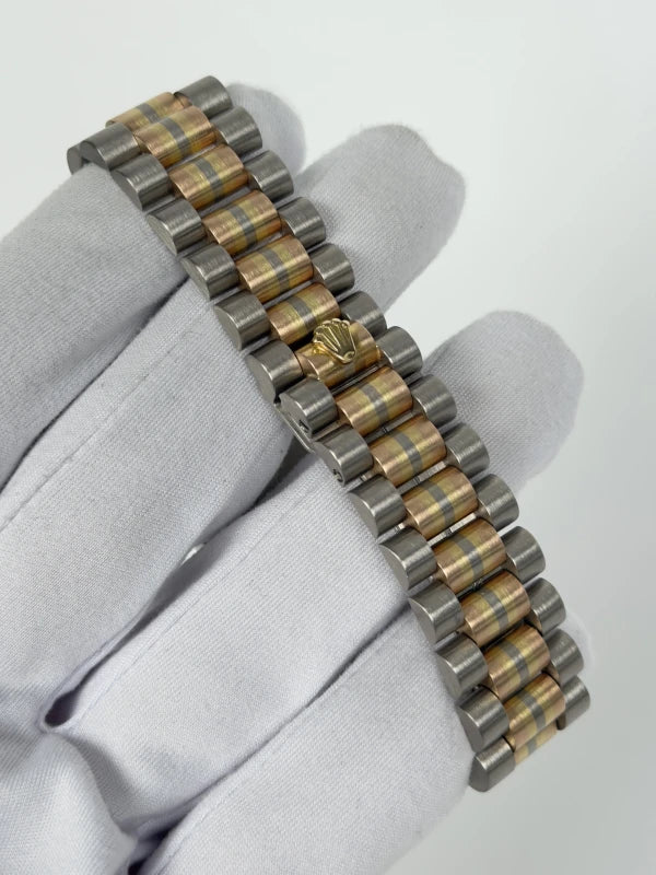 Rolex Day-Date 36 18k Yellow Gold, White Gold & Rose Gold Men's Watch