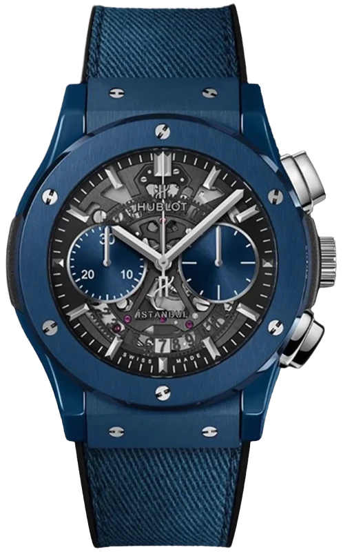 Hublot Classic Fusion Aerofusion Bosphorus Blue Ceramic Men's Watch