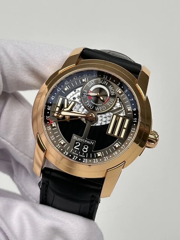 Blancpain L-Evolution Semainier Grande Date 18K Rose Gold Men's Watch