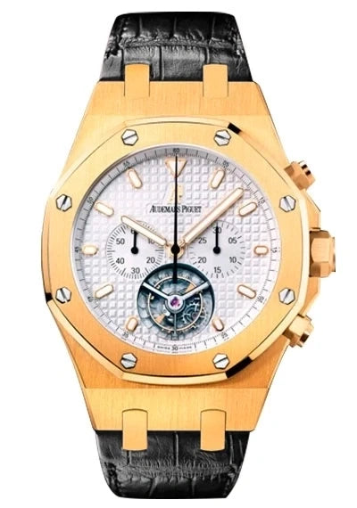 Audemars Piguet Royal Oak Tourbillon Chronograph 18K Yellow Gold Men's Watch