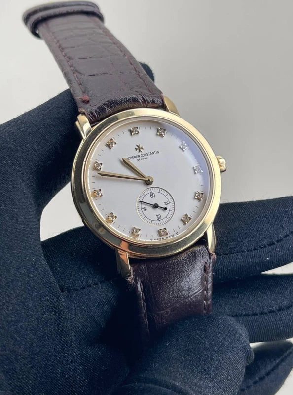 Vacheron Constantin Malte Grande Classique 18K Yellow Gold & Diamonds Unisex Watch