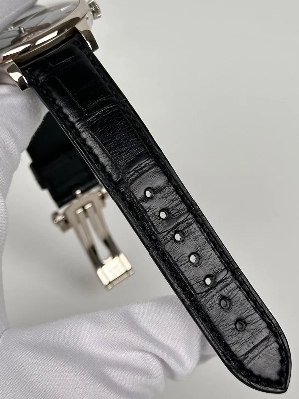 H.Moser & Cie Dual Time Venturer Tourbillon 18K White Gold Men's Watch