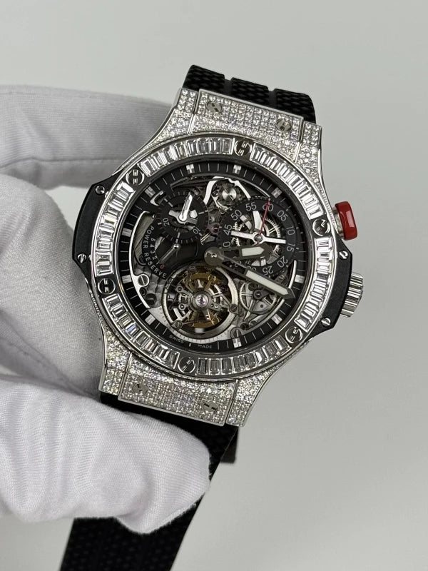 Hublot Bigger Bang Tourbillon Jewellery Unisex Watch