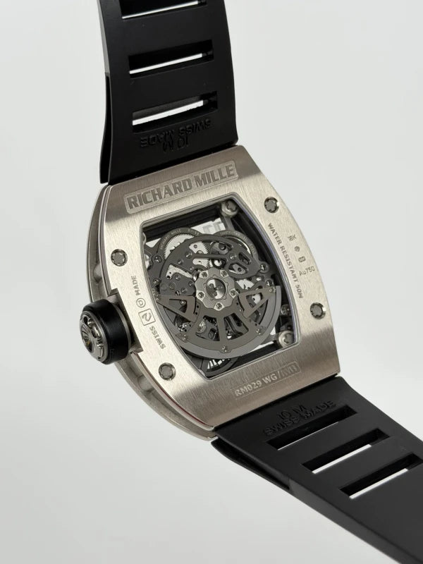 Richard Mille RM 029 WG 18K White Gold & Diamonds Men's Watch