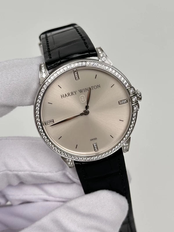 Harry Winston Midnight 18K White Gold & Diamonds Ladies Watch