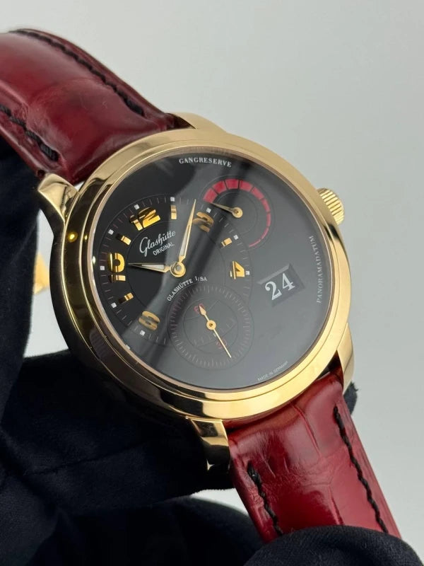 Glashutte Original PanoMaticReserve XL 18K Rose Gold Men's Watch