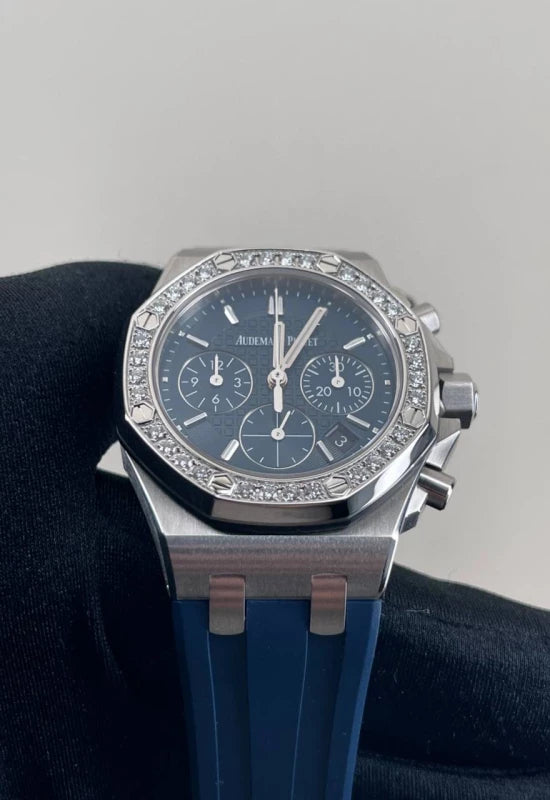Audemars Piguet Royal Oak Stainless Steel & Diamonds Lady's Watch