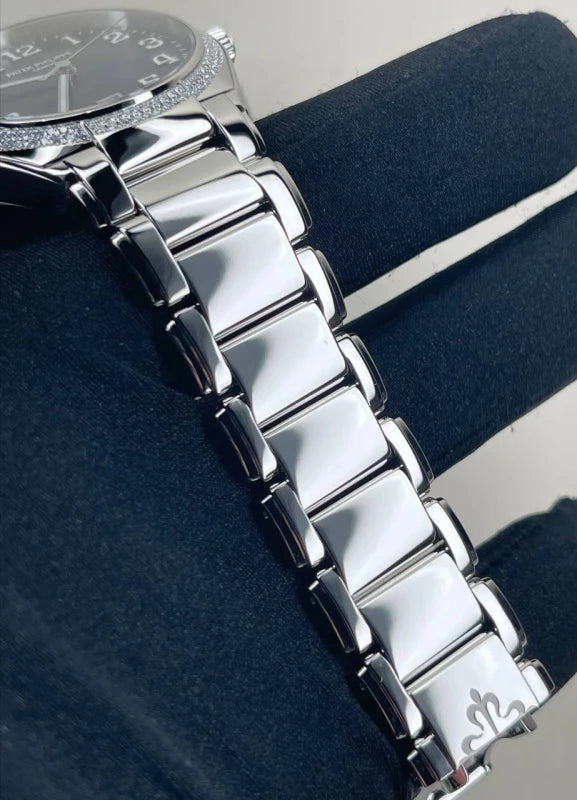 Patek Philippe Stainless Steel&Diamonds Lady's Watch