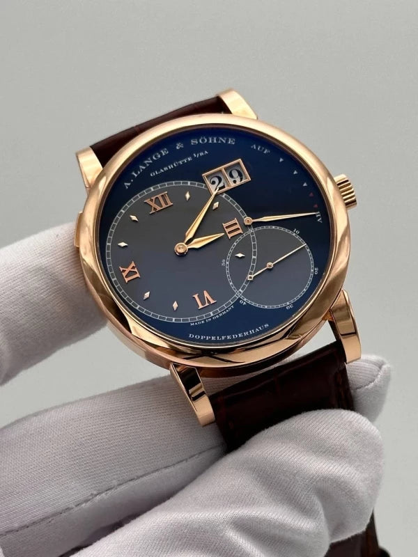 A. Lange & Sohne Grand Lange 1 18K Rose Gold Men's Watch