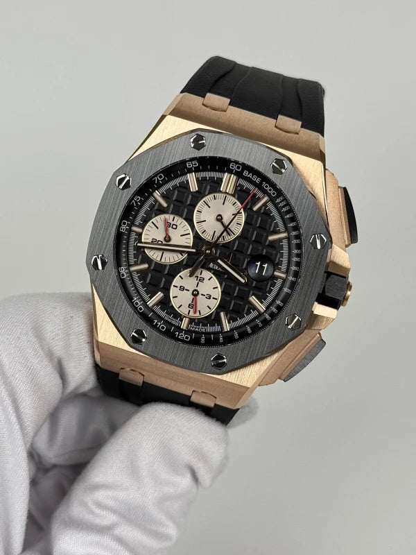 Audemars Piguet Royal Oak Offshore Chronograph 18K Rose Gold Men's Watch