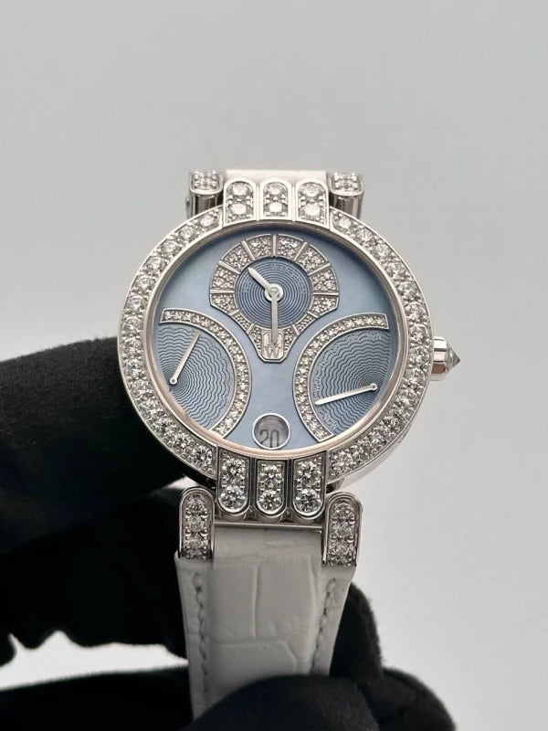 Harry Winston Premier 18K White Gold & Diamonds Ladies Watch