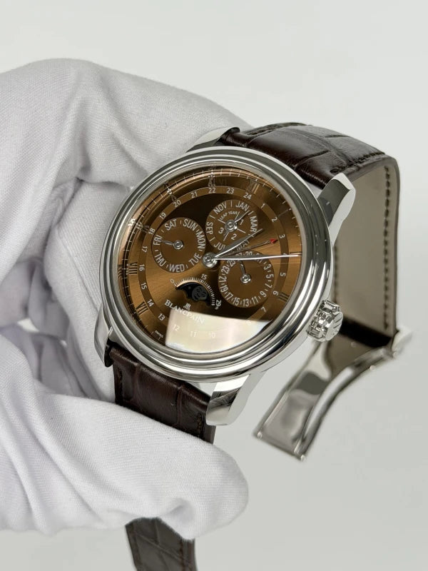 Blancpain Le Brassus Moon Phase Platinum Men's Watch