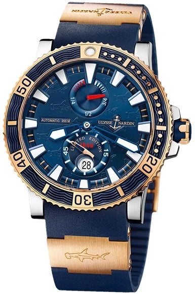 Ulysse Nardin Maxi Marine Diver Hammerhead Shark 18K Rose Gold & Titanium Men's Watch