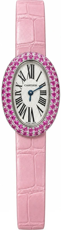 Cartier Mini Baignoire 18K White Gold Women's Watch