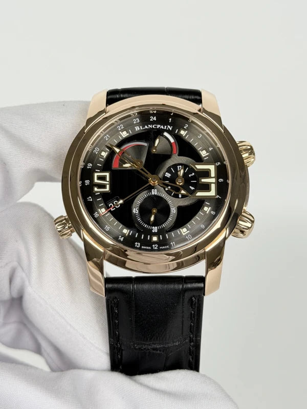 Blancpain L-Evolution Reveil GMT 18K Rose Gold Men's Watch