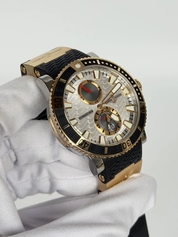 Ulysse Nardin Diver Maxi Marine Diver 18k Rose Gold & Titanium Men's Watch