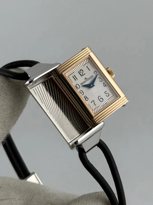 Jaeger-LeCoultre Reverso Stainless Steel & 18K Rose Gold Ladies Watches