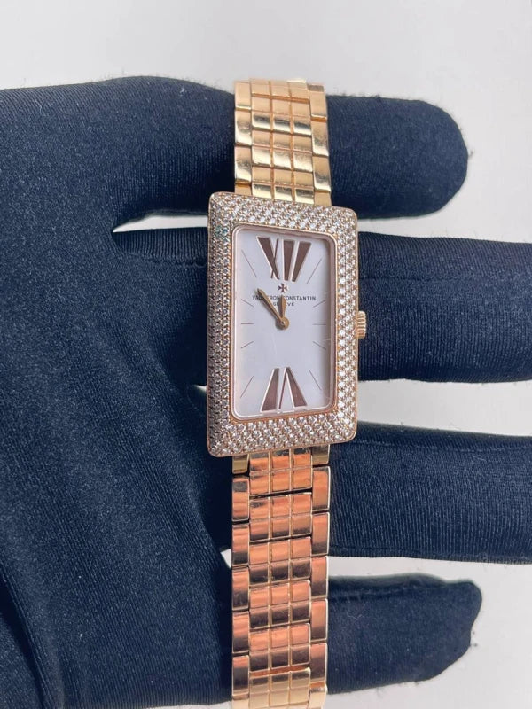 Vacheron Constantin Cambree 1972 18K Rose Gold & Diamonds Lady's Watch