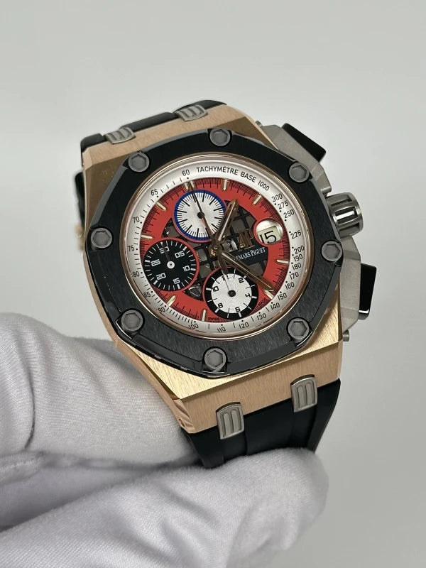 Audemars Piguet Royal Oak Offshore Rubens Barrichello 18K Rose Gold & Ceramic Man's Watch