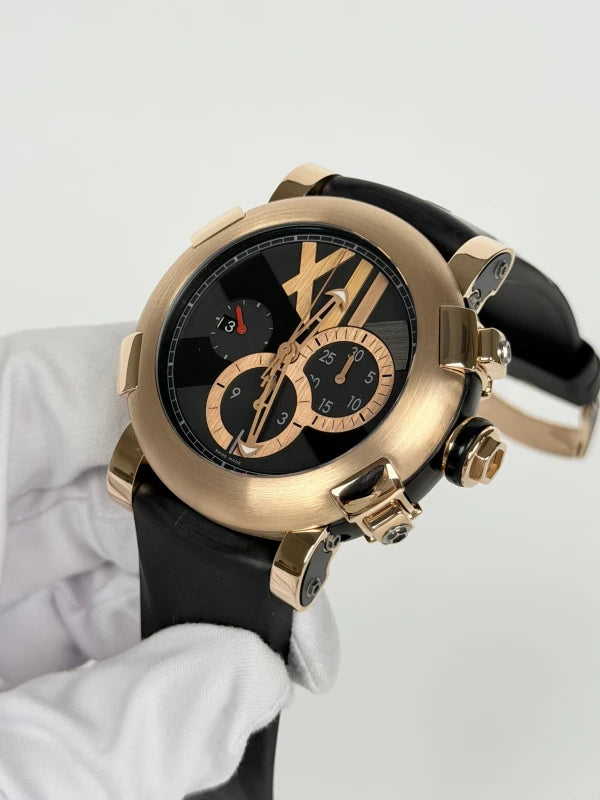 Romain Jerome Titanic-DNA Chronograph 18k Rose Gold Men's Watch