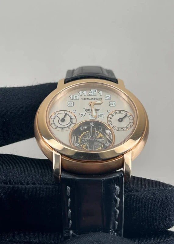 Audemars Piguet Jules Audemars Automatic Tourbillon 18k Rose Gold Men's Watch