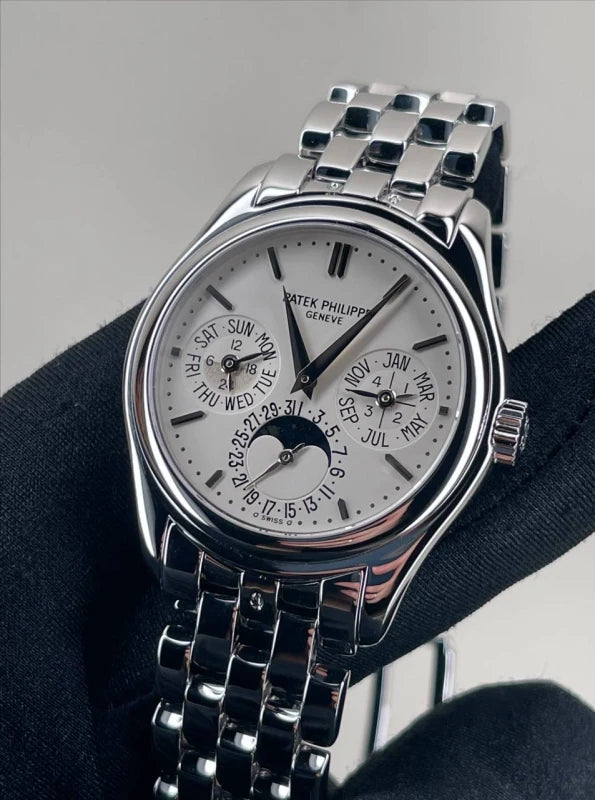 Patek Philippe Perpetual Calendar 18K White Gold Men’s Watch