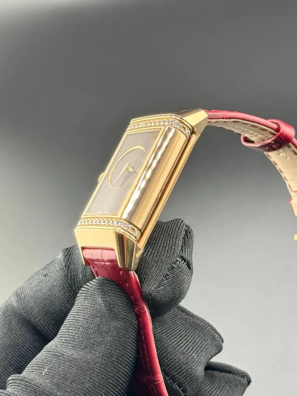 Jaeger-Lecoultre Reverso One Duetto 18K Rose Gold & Diamonds Lady's Watch