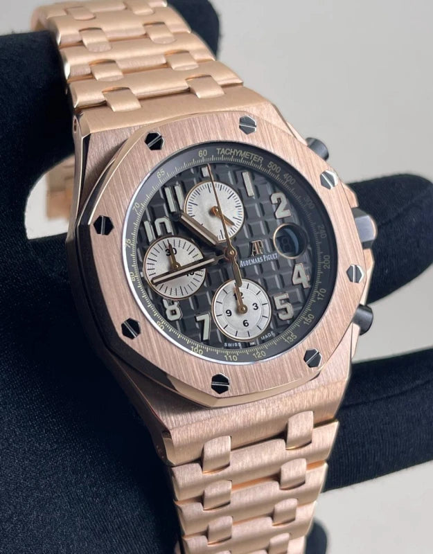 Audemars Piguet Royal Oak Offshore Chronograph 18K Rose Gold Men's Watch