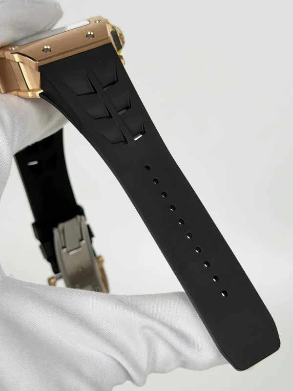 Richard Mille RM011 Flyback Chronograph 18K Rose Gold/Titanium Men's Watch