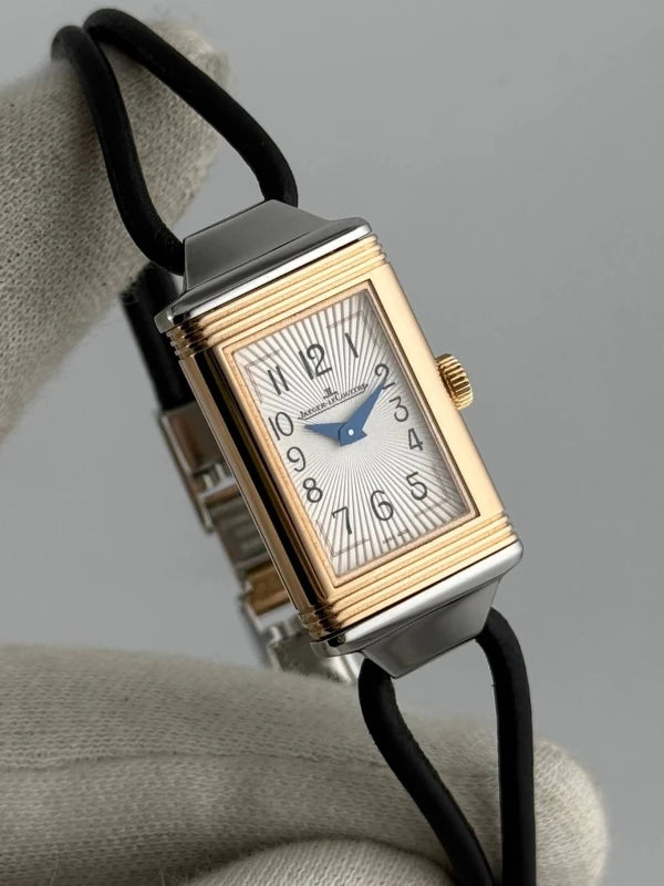 Jaeger-LeCoultre Reverso Stainless Steel & 18K Rose Gold Ladies Watches