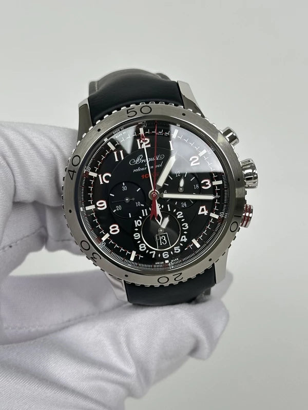 Breguet Type XXI GMT Flyback Chronograph Stainless Steel Men's Watch