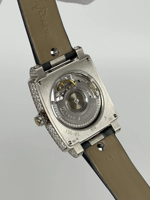 Ulysse Nardin Caprice Full 18K White Gold & Diamonds Lady's Watch