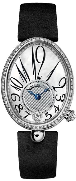Breguet Reine De Naples 8918 18K White Gold & Diamonds Ladies Watch