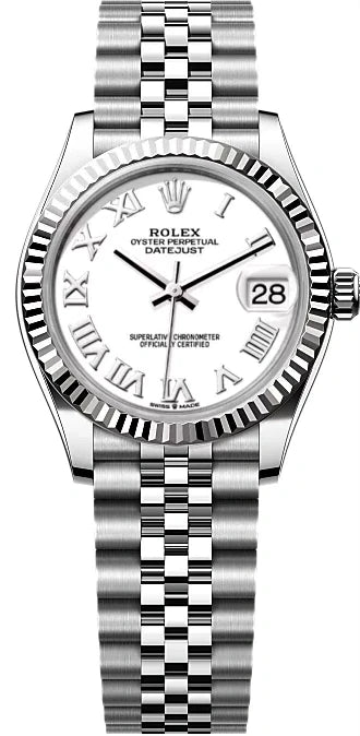 Rolex Datejust Stainless Steel & 18K White Gold Lady's Watch