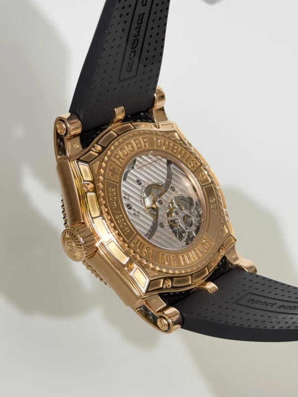 Roger Dubuis Easy Diver Tourbillon 18K Rose Gold Men's Watch