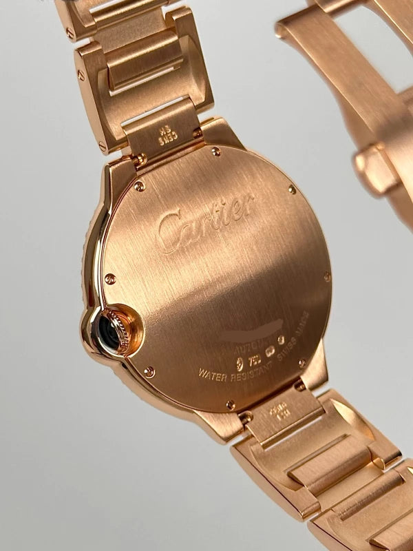 Cartier Ballon Bleu 42 mm 18K Rose Gold & Diamonds Lady's Watch