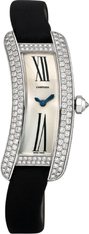 Cartier Tank Américaine Rare 18K White Gold Women's Watch