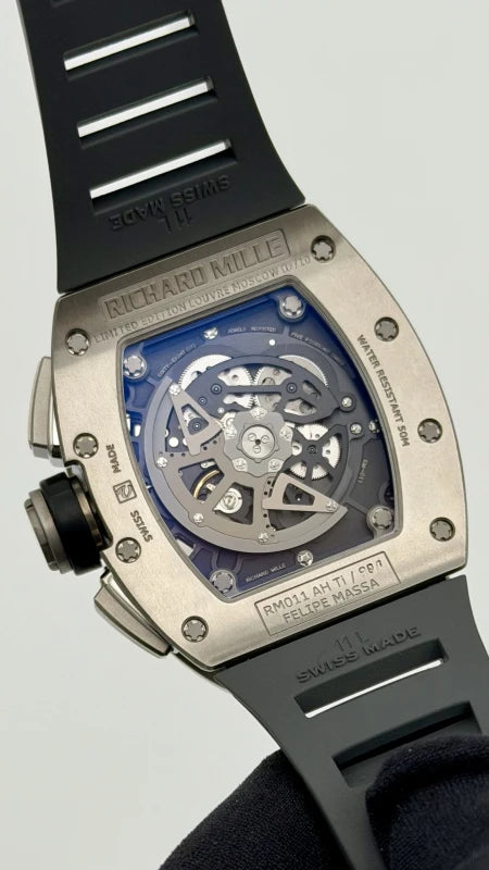 Richard Mille RM 011 Flyback Chronograph Felipe Massa 18K White Gold Men's Watch