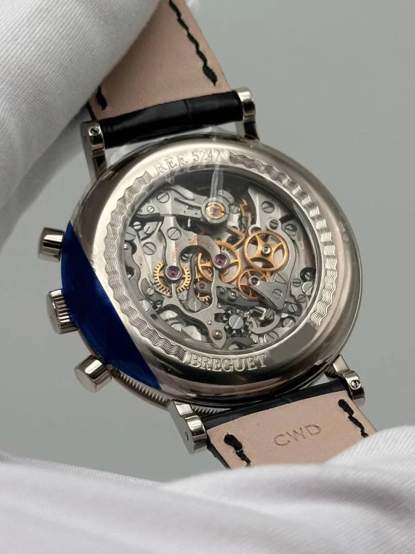 Breguet Classique 5247 Chronograph 18K White Gold Men's Watch